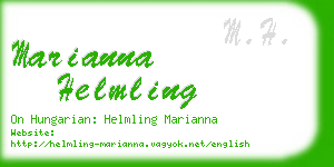marianna helmling business card